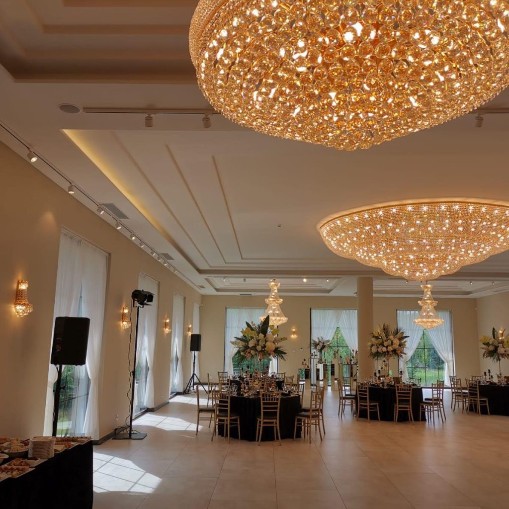 Seal Empire Wedding Chandelier in Lithuania