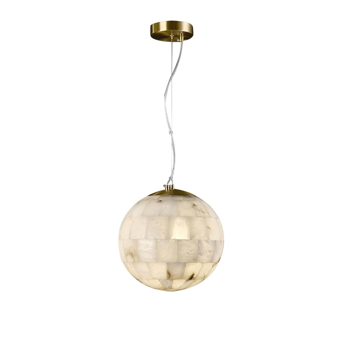 Alabaster_Ball_Pendant_Light_1.jpg Alabaster Ball Alabaster Pendant Light - Image 1