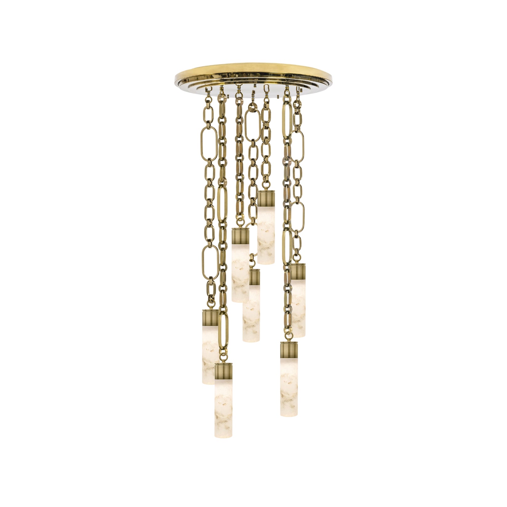 Insignia_Chain_Alabaster_Chandelier_1.jpg Chain Alabaster Chandelier - Image 1