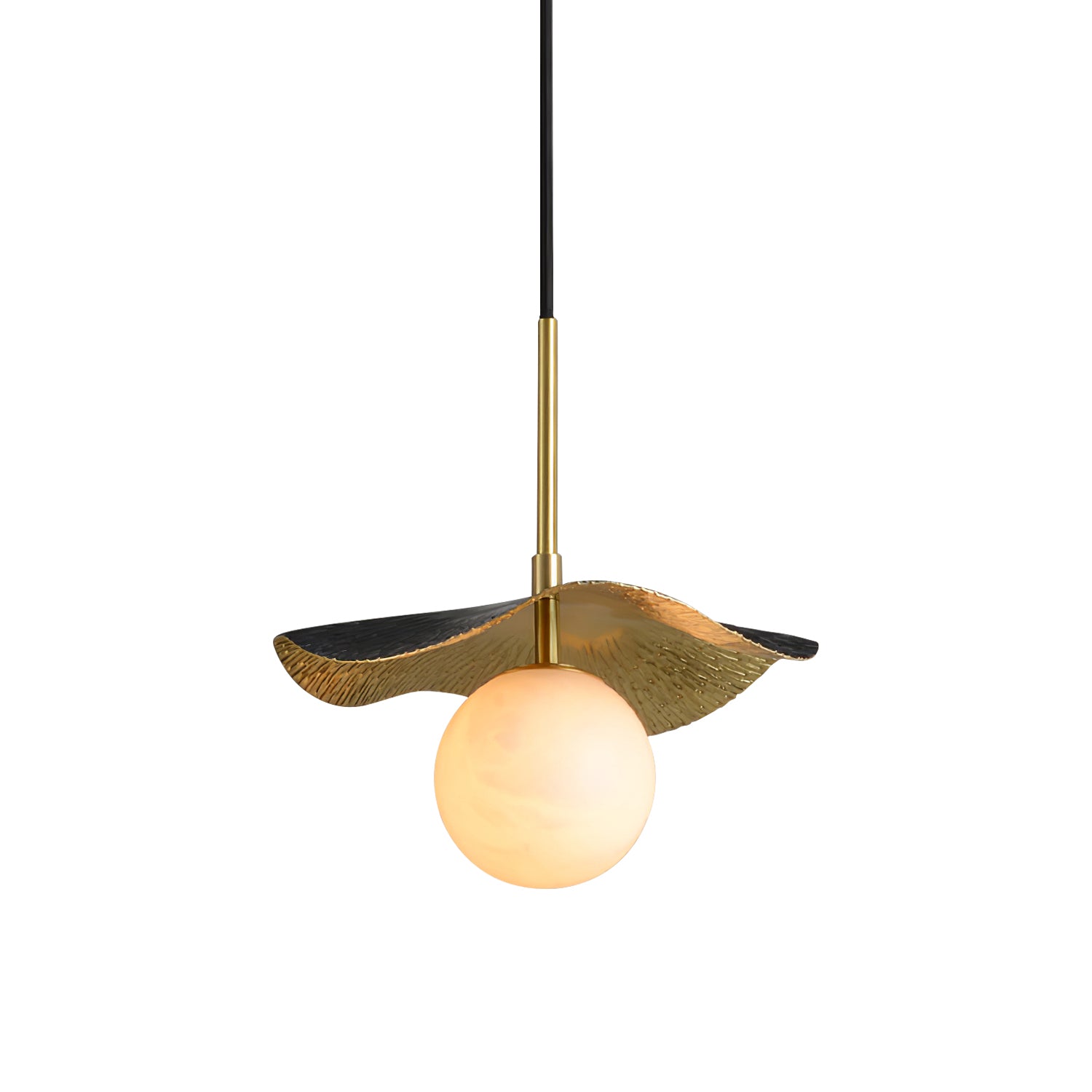 Montera_Pendant_Light_21.jpg Montera Alabaster Pendant Light - Image 1