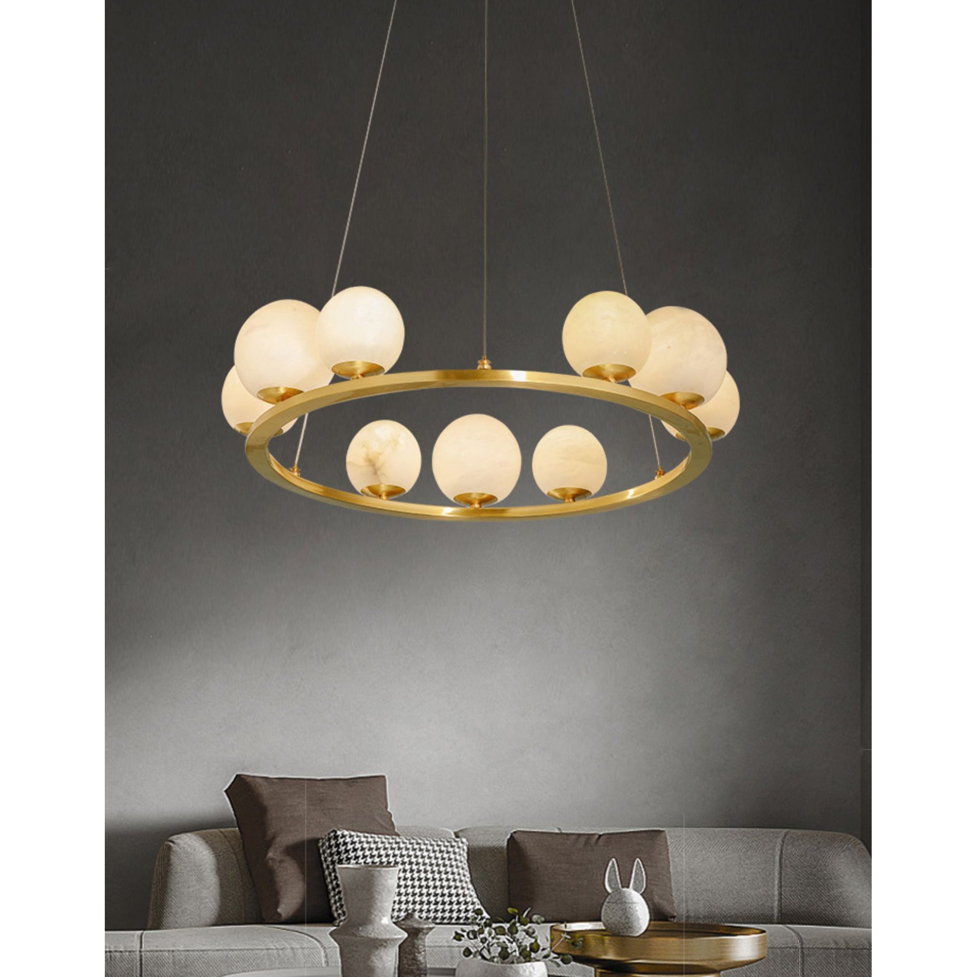 Tagliato Alabaster Chandelier - Image 8